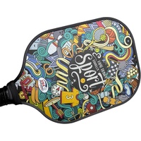 Raquette de pickleball légère en fibre de verre, noyau de 13 mm, technologie de mousse EVA sur les bords, contrôle, puissance, équilibre pour les professionnels