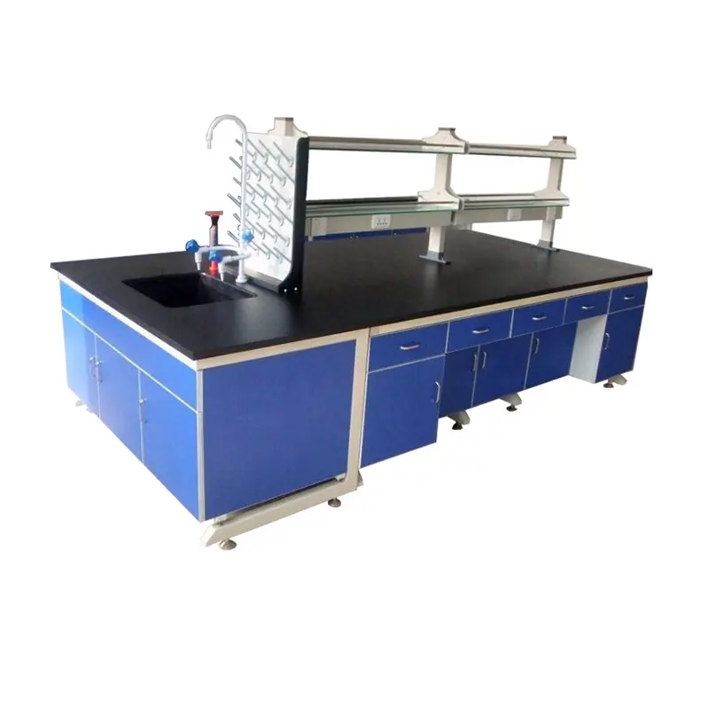 Profissional HPL compacto laminado HPL tampo da mesa de bancada de laboratório lab móveis