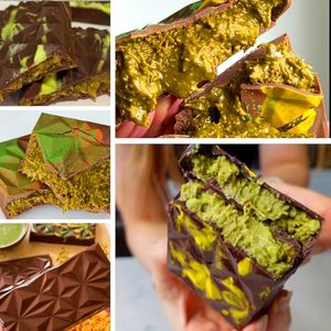 Newest <b>Baking</b> DIY Accessories Food Grade <b>Silicone</b> Chocolate Bar Mold Deep Break Apart Chocolate Molds - Product Image 4