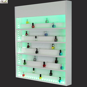 Estante <span class=keywords><strong>de</strong></span> exhibición <span class=keywords><strong>de</strong></span> <span class=keywords><strong>esmalte</strong></span> <span class=keywords><strong>de</strong></span> <span class=keywords><strong>uñas</strong></span> <span class=keywords><strong>Essie</strong></span> con marco blanco montado en la pared <span class=keywords><strong>de</strong></span> lujo/soporte <span class=keywords><strong>de</strong></span> botella <span class=keywords><strong>de</strong></span> barniz <span class=keywords><strong>de</strong></span> <span class=keywords><strong>uñas</strong></span> - Product Image 4