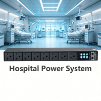PDU Inteligente de Alta Calidad para Hospitales, Suministro de Energía Seguro y Continuo, Compatible con Encriptación TLS, Interfaz API, Autenticación
