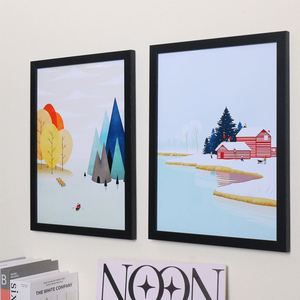 ACASA ARTO Cadre photo en MDF de grande taille étanche double face en verre carré de haute qualité pour la décoration murale de photos créatives - Product Image 5