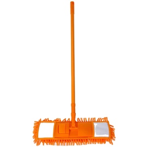 Mop Telescopico <span class=keywords><strong>per</strong></span> <span class=keywords><strong>Pulizia</strong></span> a Secco e Umido con Panno in Ciniglia - Asta Regolabile <span class=keywords><strong>per</strong></span> <span class=keywords><strong>Pulizia</strong></span> Pavimenti - Product Image 2