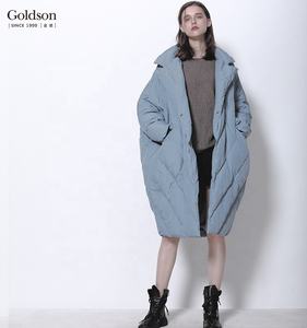 Nueva de moda de chicas de piel de mapache de pato abajo chaqueta de la chaqueta de las mujeres con piel real - Product Image 2