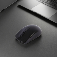 OEM/ODM Mouse Optik Berkabel USB 1.5M Terbaru, Elegan, Modis untuk Kantor, Warna Hitam, Khusus Tangan Kanan, RGB Backlit 6 Tombol