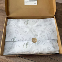 Hoogwaardig op maat gemaakt inpakpapier, verpakkingspapier van merk tissuepapier met bedrijfslogo stickers