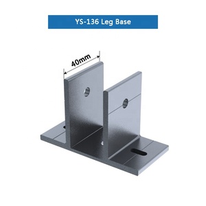 Support de montage de cadre de support de panneau solaire réglable en triangle d'aluminium