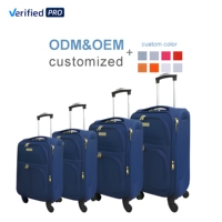 Ensemble de valises à roulettes en nylon et EVA Huaiyu, sacs de voyage modernes et légers à 4 roues en polyester écologique, vente en gros