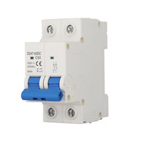 Disjoncteur photovoltaïque DC à interrupteur pneumatique, dispositif de micro-protection solaire DZ47 MCB DC500V/DC750V, alimentation dédiée