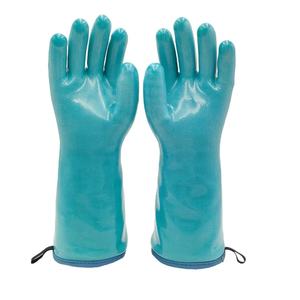 Wholesale Thickened Waterproof BBQ Safety <b>Gloves</b> Heat Resistant <b>Oven</b> Mitts Customizable Kitchen Grill Oil Grilling Mitts Factory - Product Image 1