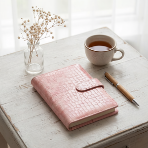 Carnet de notes vintage en cuir A5 avec reliure à 6 anneaux pour l'écriture, les voyages, les cadeaux, logo personnalisé, OEM/ODM, vente en gros - Product Image 2