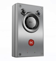 Interphone vidéo Fanvil A12V SIP PoE avec caméra HD 4MP, IR 10W, 100dB, IP66, IK10, acier inoxydable, carte SD 5m, contact humide, montage mural