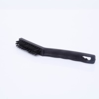 Ensemble de 6 brosses de nettoyage en fil d'acier multi-usages avec 3 poils en nylon/3 poils en acier inoxydable et manches en plastique PP
