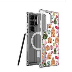 Funda Magnética para Teléfono Móvil con Diseño de Casa de Árbol de Navidad, Transparente, de PC/TPU 2 en 1, para <span class=keywords><strong>iPhone</strong></span> 15/16/17 Pro Max - Product Image 2