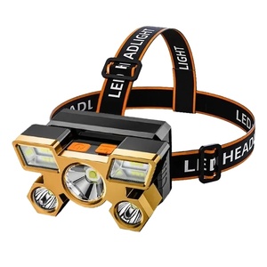 Linterna Frontal Recargable USB, Portátil, 5 LED, Batería Integrada, Luz LED para Fotografía - Product Image 1