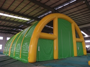 Tente gonflable commerciale de <span class=keywords><strong>tunnel</strong></span> de dôme personnalisé abris gonflables de tente de terrain de football pour des expositions de partie de camping - Product Image 2