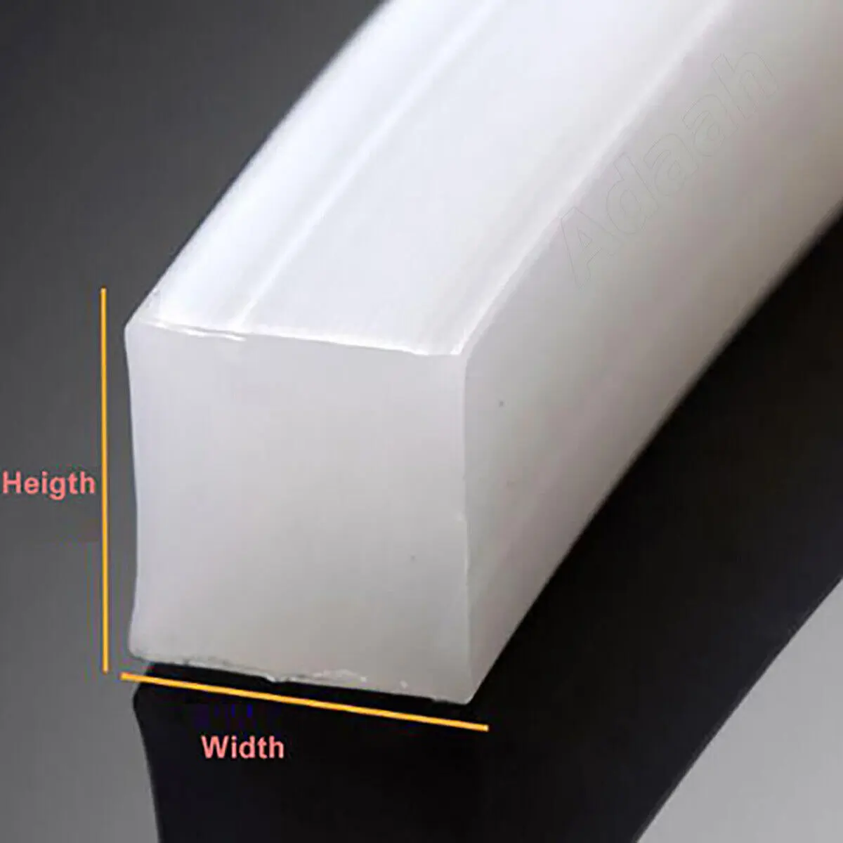 customized extrude High temperature resistance Square Dense sealing strip gasket silicone solid flat rubber seal strip