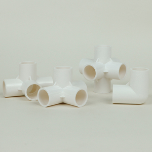 Alta qualità PVC fai da te scaffalature connessione a T <span class=keywords><strong>3D</strong></span> raccordi professionali fabbrica pronti per il montaggio di pressione superficie liscia cuscinetto a pressione - Product Image 1