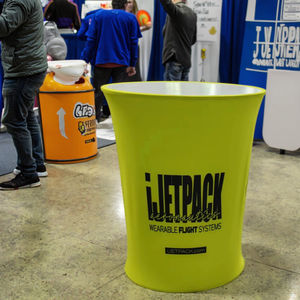 منصة عرض قابلة للطي مربعة الشكل للمعارض التجارية مع طاولة محمولة ومنتجات ترويجية للفعاليات - Product Image 5