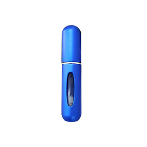 5ml perfume bottle, refillable <b>spray</b> bottle with bottom-filling self-pump, reusable and rechargeable cosmetic sample bottle. - Product Image 5