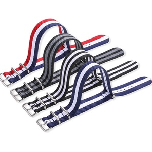 Luxus 12mm 14mm 16mm 18mm 20mm 22mm <span class=keywords><strong>24mm</strong></span> Custom Nylon Uhren armband - Product Image 3