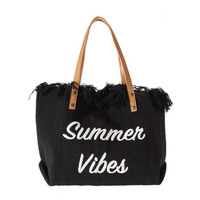 Sac fourre-tout en toile à motif double face grande capacité imperméable nouveau sac de plage tendance à porter à la main