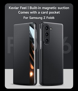 <span class=keywords><strong>Funda</strong></span> <span class=keywords><strong>para</strong></span> Teléfono Samsung Z Fold 7 Ultrafina con Impresión por Transferencia de <span class=keywords><strong>Agua</strong></span>, Patrón de Fibra de Carbono, Color Sólido, Protectora - Product Image 5