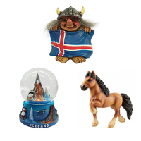 Statue de troll personnalisée en résine, Norvège Oslo, Islande, Danemark, Norvège, Bergen, Trondheim, Suède, souvenir viking, figurine 3D de troll debout