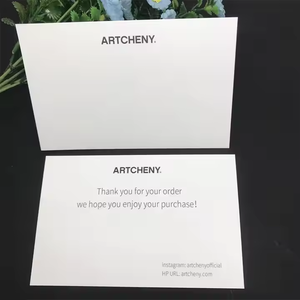 Tarjetas de Felicitación de Lujo de Alta Calidad, Papel Offset Recubierto de 300g, Logotipo Personalizado Impreso, Grabado en Relieve Dorado, Más Vendidas - Product Image 1