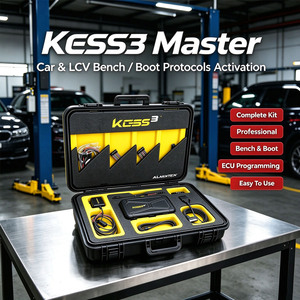 Alientech KESS3 Master ECU Programmer สำหรับรถยนต์และรถบรรทุกขนาดเล็ก |   การเปิดใช้งานโปรโตคอล Bench-Boot, เครื่องมือปรับเทียบการอ่านเขียน ECU - Product Image 1