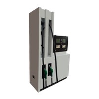 Dispensador de Combustible con 4 Boquillas, 4 Productos, Acero Inoxidable, 220V/380V, Precisión del 0.25%, con Pago con Tarjeta IC para Grandes Gasolineras