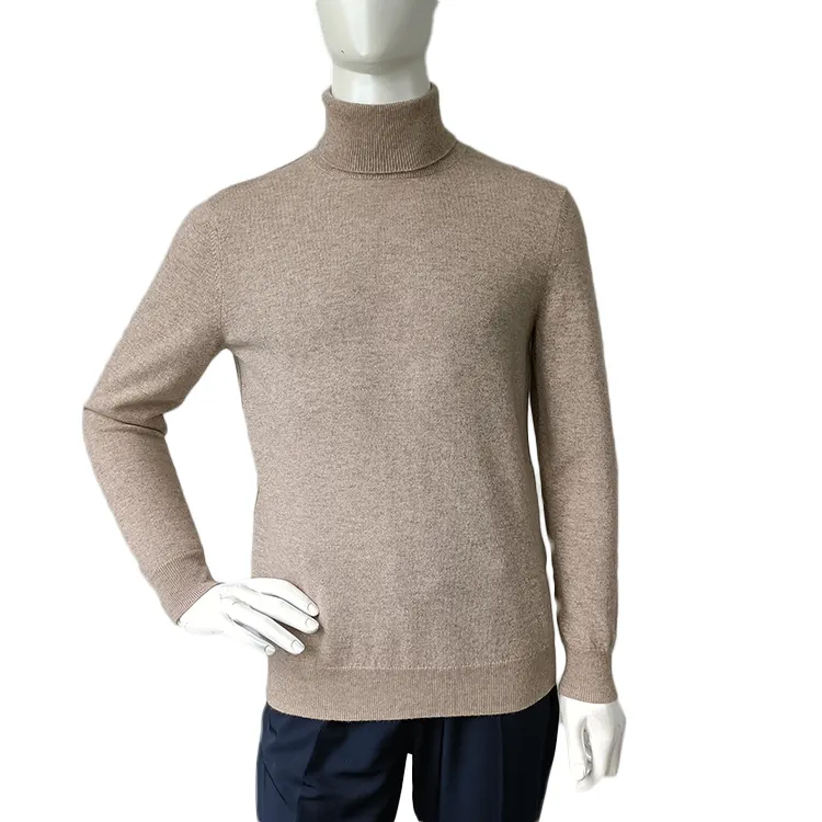 New Type Warm Knit Wool Cashmere Winter Highneck Mens Sweater Turtleneck Sweater Pullover
