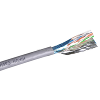 Cable Ethernet para Exteriores HKN 23AWG 0.58mm, Cobre Puro, Revestimiento de PVC, FTP CAT6 STP, 305m, CAT6, Pares Trenzados, 8 Núcleos