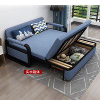 Canapé-lit Offre Spéciale pliant à double usage 2025 nouveau petit lit simple rétractable de stockage multifonctionnel domestique