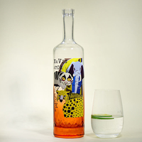 Étiquettes personnalisées de luxe en liège scellé, résistantes aux chocs thermiques, sérigraphiées et colorées par pulvérisation, avec logo personnalisé pour bouteilles de vin en verre cristallin – Livraison gratuite