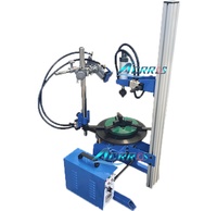 Positionneur de soudage vertical pneumatique inclinable à 90 degrés AC 220V pour petits raccords de tubes, capacité 100 kg