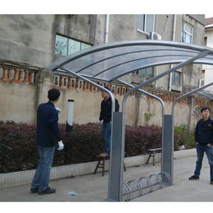 Rack de parc en aluminium pour <span class=keywords><strong>vélo</strong></span> verrouillable pour école commerciale 10 fabricants d'abris pour vélos fournisseurs - Product Image 5