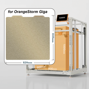 Placa de Construcción Magnética de Acero con Resorte PEI de Doble Cara ELEGOO OrangeStorm <span class=keywords><strong>Giga</strong></span> 800 820 840 para Impresora 3D FDM de Gran Formato - Product Image 2
