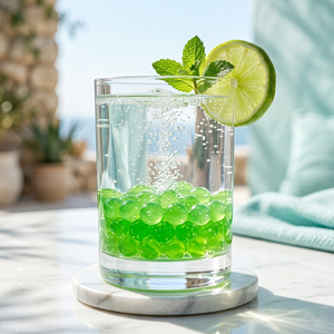 High Quality Thin Skin Green Apple Popping <b>Boba</b> <b>Bubble</b> Tea Ingredients Juicy Easy to Prepare For Food Importers For Smoothies - Product Image 1