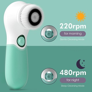<span class=keywords><strong>TOUCHBeauty</strong></span> 3 en 1 Nettoyant visage Boîte de rangement étanche Article populaire Brosse nettoyante pour le visage - Product Image 2