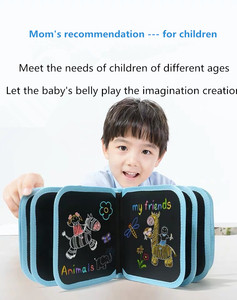 Hot bán Chất lượng cao tự làm bảng vẽ trẻ em củ<span class=keywords><strong>a</strong></span> giáo dục di động xó<span class=keywords><strong>a</strong></span> được tái sử dụng graffiti hình ảnh cuốn sách - Product Image 4