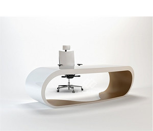 Elegante Juego de Escritorio de Oficina con Diseño Único para CEO, Escritorio de Oficina Semicircular Estilo <span class=keywords><strong>Google</strong></span> - Product Image 2