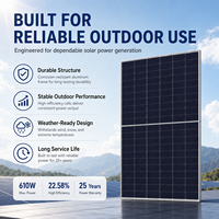 Composant Énergétique à Cadre en Aluminium Anti-Corrosion de Qualité Supérieure pour Système Énergétique Résidentiel de Ferme Solaire, Panneau Solaire Monocristallin