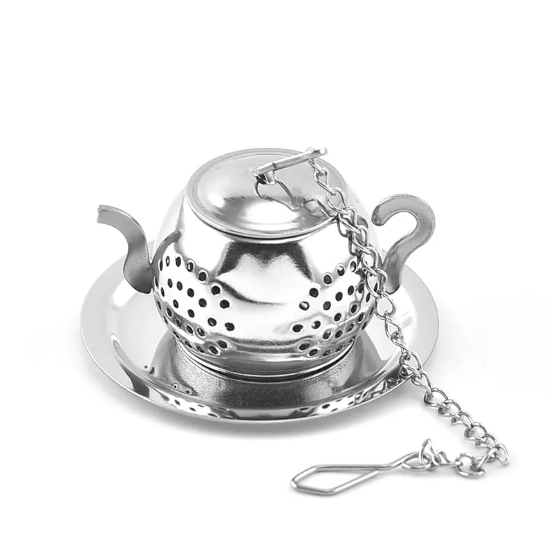 Paslanmaz çelik çay topu çay süzgeci gevşek yaprak çay demlik çay fincanı aksesuarları