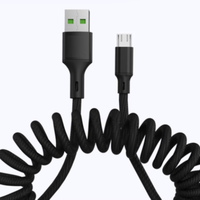 Câble de données Micro USB V8, 10 pieds/3/4 pieds, flexibles, tressées, charge rapide, livraison gratuite, nouveau, 2020