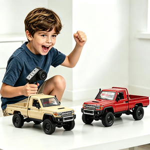Voiture télécommandée WGNRC MN-82 à l'échelle 1/12, 4x4, jouet <span class=keywords><strong>de</strong></span> simulation tout-terrain <span class=keywords><strong>2</strong></span>,4G, <span class=keywords><strong>camion</strong></span> RC 4x4 à deux vitesses - Product Image 2