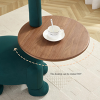 Fauteuil d'appoint multifonctionnel en forme de dinosaure, style minimaliste moderne chinois, avec table d'appoint, fauteuil de salon décoratif individuel