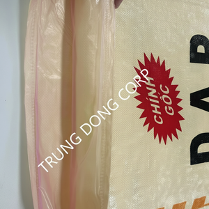 ถุงผ้า PP ไม่เคลือบด้วย PE Hemmed ตะเข็บด้านบนผ้าด้ายพิมพ์แบบยืดหยุ่นตัวเลือกสี5กก. ถึง50กก. ความจุสำหรับป้อนแป้ง - Product Image 1