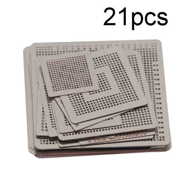 Plantilla de juego de 21 piezas.