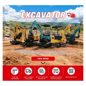 SLM <strong>Mini</strong> Digger <strong>Mini</strong> Excavator With EPA/EURO <strong>5</strong> 0.66 Ton 1 Ton 1.25 Ton 1.5Ton <strong>Mini</strong> Excavator with Hydraulic pilot <strong>Control</strong> - Product Image 2